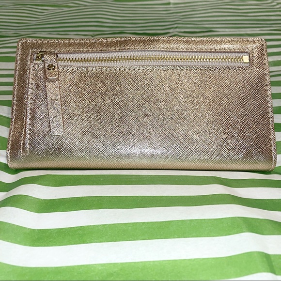 Kate Spade Laurel Way Stacy Wallet Rose Gold - Picture 3 of 5